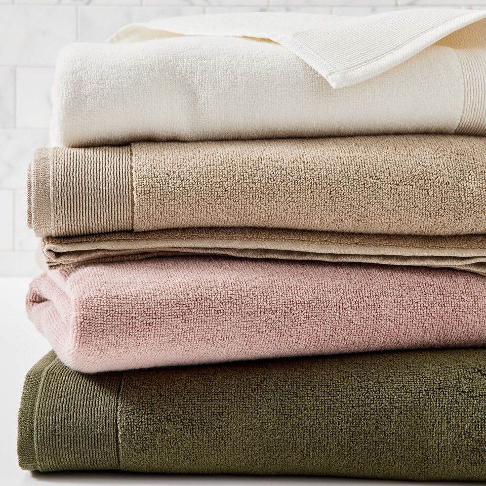 Organic Luxury Fibrosoft™ Towels Sand West Elm Australia